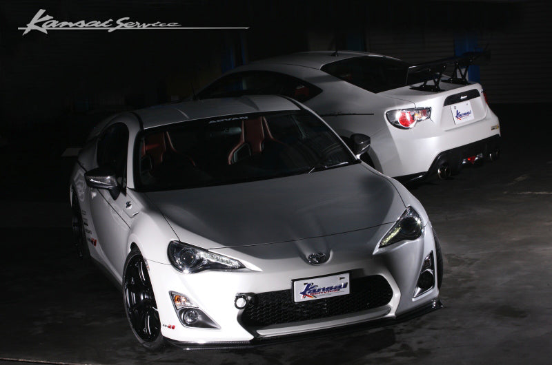 KANSAI SERVICE CARBON FRONT GRILLE SEPARATOR FOR TOYOTA 86 ZN6 KAT611B