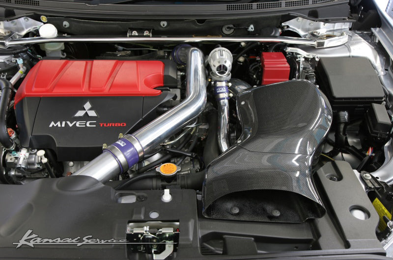 KANSAI SERVICE CARBON AIR DUCT, RACING SUCTION FOR MITSUBISHI LANCER EVOLUTION X CZ4A KPM032