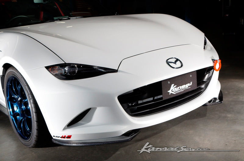 KANSAI SERVICE CARBON FRONT SHORT LIP FOR MAZDA ROADSTER ND5RC KAZ320