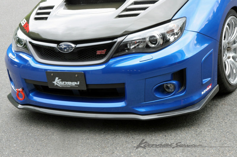 KANSAI SERVICE CARBON FRONT LIP FOR SUBARU IMPREZA GVB KAF050
