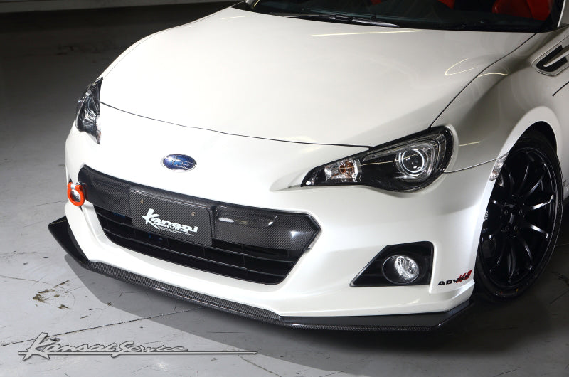 KANSAI SERVICE CARBON FRONT LIP FOR SUBARU BRZ ZC6 KAF061