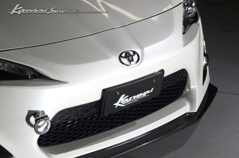 KANSAI SERVICE CARBON FRONT NUMBER BASE FOR TOYOTA 86 ZN6 KAT601