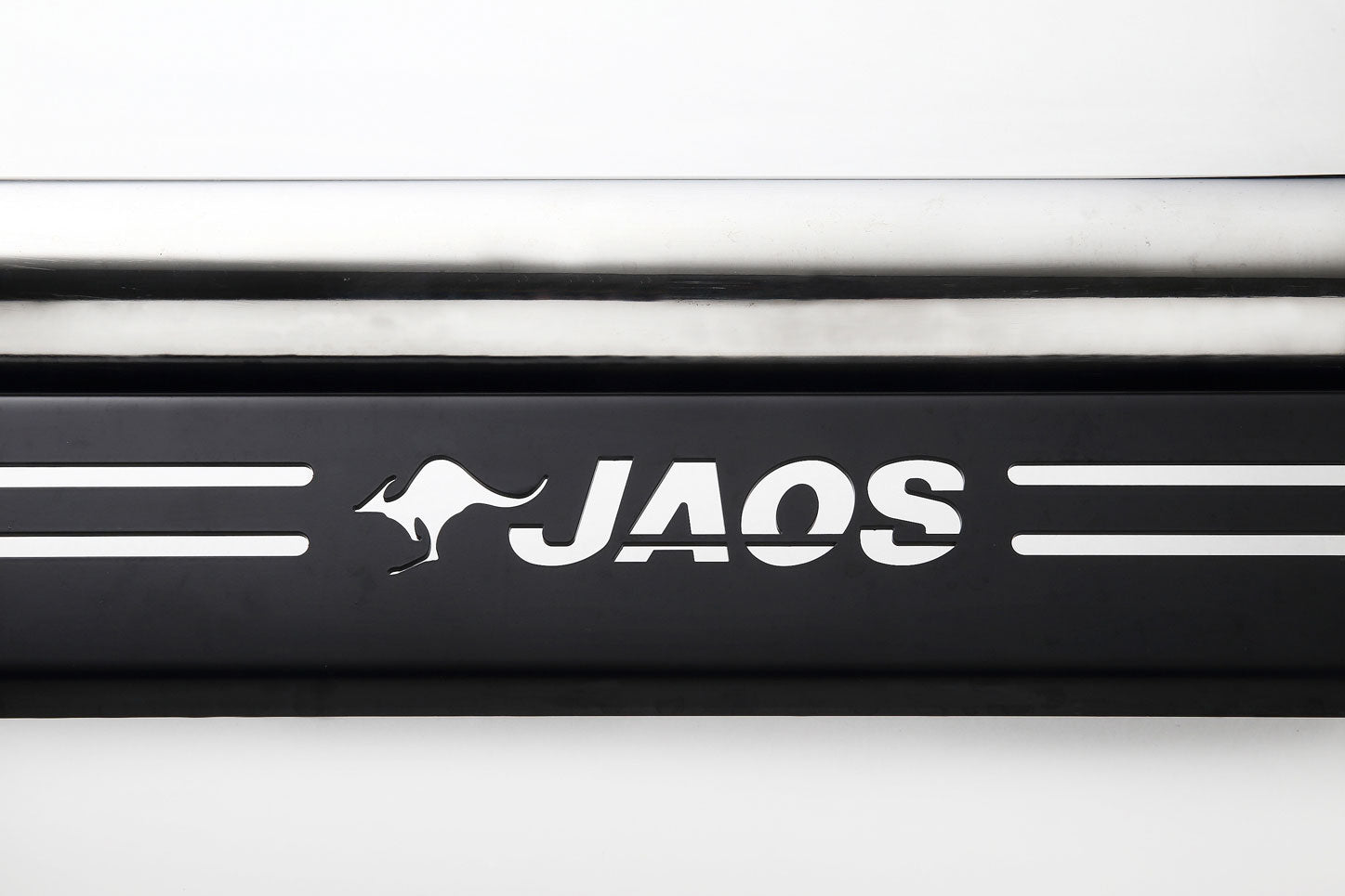 JAOS REAR SKID BAR POLISH BLACK FOR MITSUBISHI DELICA D:5 2019- DIESEL B154306B