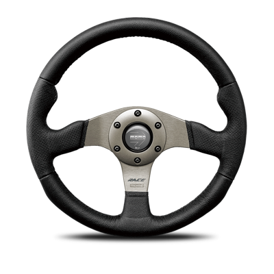 MOMO RACE 320MM STEERING WHEEL R-12 - Black Hawk Japan