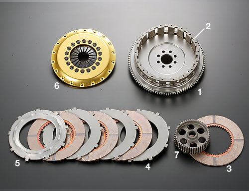 OSGIKEN R SERIES FORCE DISC TYPE CLUTCH KIT OH B SET FOR NISSAN SILVIA S14 PS13 RPS13 SR20DET R4B-S14-PS13-RPS13-OH-B-SET