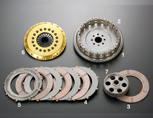OSGIKEN OH SET FOR FOR R SERIES FORCE DISC TYPE CLUTCH KIT FOR NISSAN SKYLINE BNR32 RB26DETT R4C-BNR32-OH-A-SET