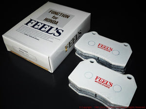 FEEL'S HONDA TWINCAM BRAKE PADS (RACING) REAR FOR HONDA CIVIC FN2 TYPE R EURO Feels-00339