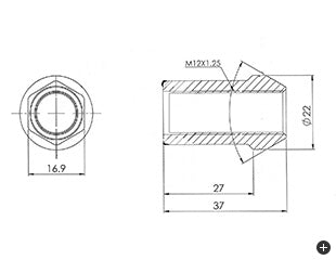 R'S RACING SERVICE RACING WHEEL NUTS 20PCS FOR SUZUKI SWIFT SPORTS ZC33S ZC32S ZC31S AP-300