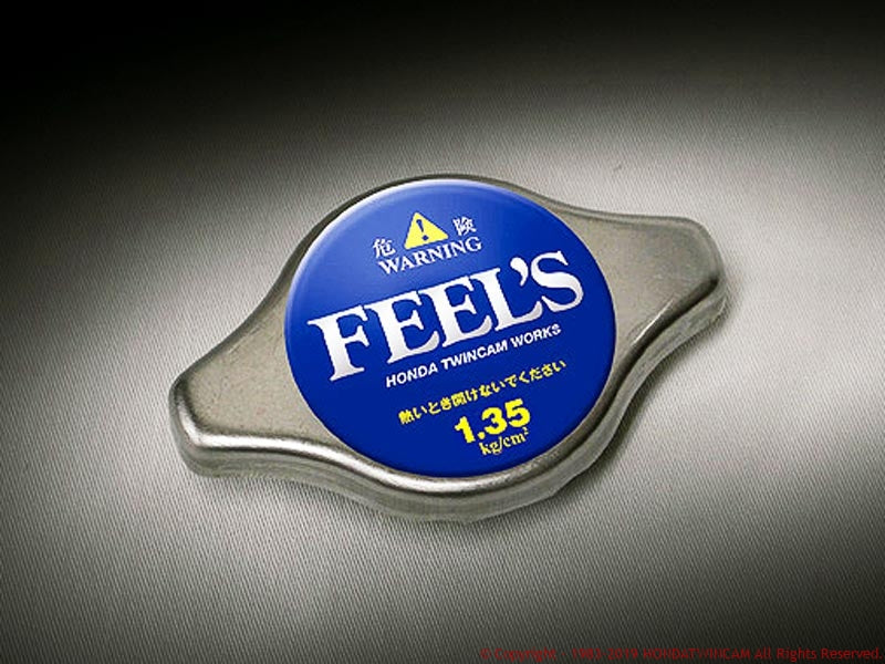 FEEL'S HONDA TWINCAM HIGH PRESSURE RADIATOR CAP FEEL'S RADIATOR FOR HONDA ACCORD CL7 EURO R Feels-00071