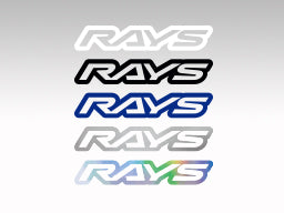 RAYS RAYS OFFICIAL STICKER RAYS LOGO STICKER (NUKI LETTER TYPE) WIDTH 200MM WHITE FOR  7404-6