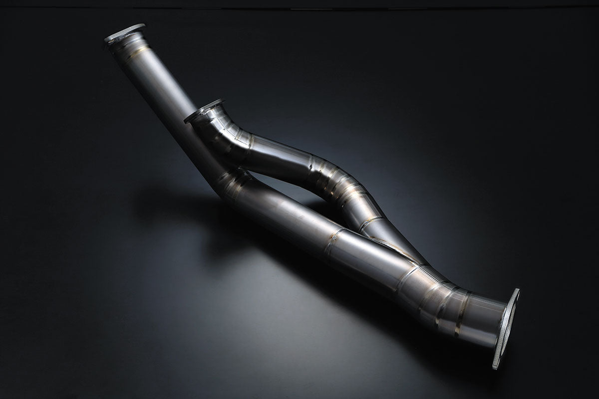 MIDORI SEIBI CENTER TITANIUM FRONT PIPE 80 FOR NISSAN SKYLINE GT-R BNR32 BNR33 BNR34 MIDORI-SEIBI-CENTER-00003
