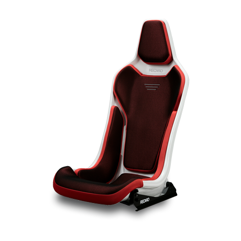 RECARO RCS WHITE SHELL RED RED SEAT FOR  81-087.20.621-0