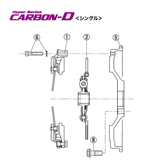 EXEDY CARBON-D FLYWHEEL  For MAZDA RX-7 RX-8 SE3P 6MT FH03