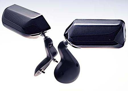 CRAFT SQUARE TOURING COMPETITION MIRROR DOOR MOUNT BLUE MIRROR FOR MAZDA ROADSTER ND TCA-F-ND-BLUE-LENS