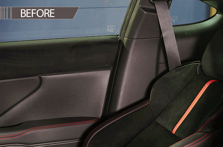 AXIS-PARTS SEAT BELT BACK SHOULDER GUARD BLACK STITCHING CARBON LEATHER FOR TOYOTA GR86 ZN8 SUBZRU BRZ ZD8 SBG-8B2-001-BK-CA