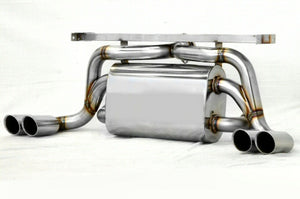 KREISSIEG F1 SOUND VALVETRONIC EXHAUST SYSTEM SUPER HOWLING VER. STAINLESS STEEL BILLET FLOATING CURL TAIL SANDBLAST KSG LOGO MARK FOR FERRARI F355 M2.7 F355-12-STAINLESSBILLET