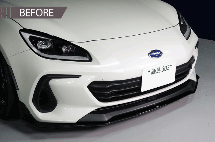 AXIS-PARTS FRONT BUMPER GARNISH SEMI GLOSS FINISH FOR SUBARU BRZ ZD8 BRZZD-FRO-BUM-GARNISH-ST730-SEMI-GLOSSY