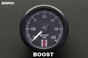 SARD STACK 52MM ELECTRIC METER ST3311S BOOST GAUGE 67320