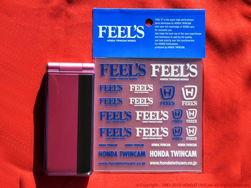 FEEL'S HONDA TWINCAM FEEL'S LOGO STICKER SET FOR  Feels-00963