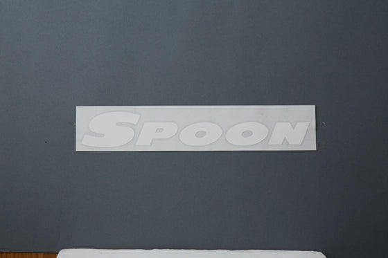 SPOON WHITE [300mm] TEAM STICKER For UNIVERSAL FITTING ALL-90000-W01