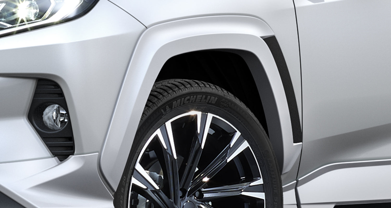 TRD OVER FENDER WHITE PEARL 070 For TOYOTA RAV4 MXAA52 54 AXAH52 54 MS315-42001-A2