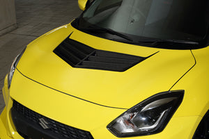 CHARGE SPEED BONNET WITH DUCT FRP+CARBON FOR SUZUKI SWIFT SPORT ZC33S CAHRGESPEED-00015