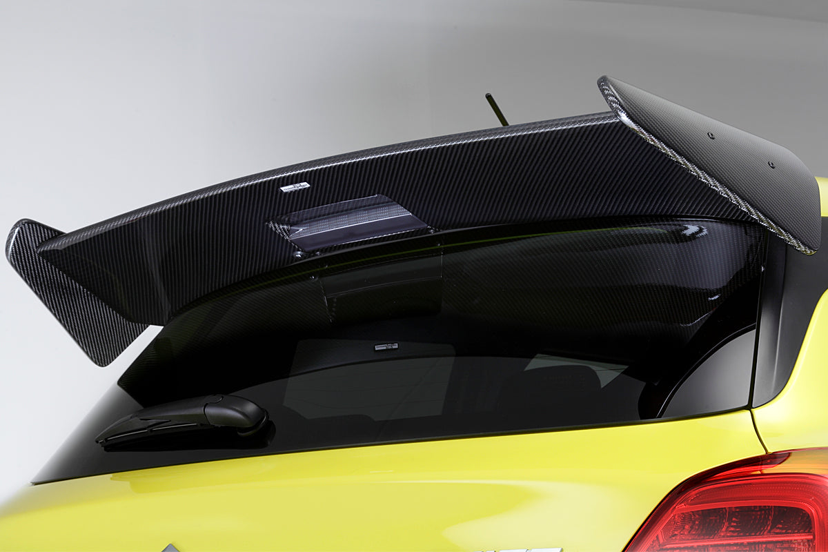 CHARGE SPEED REAR ROOF SPOILER SMALL CARBON FOR SUZUKI SWIFT SPORT ZC33S CAHRGESPEED-00046