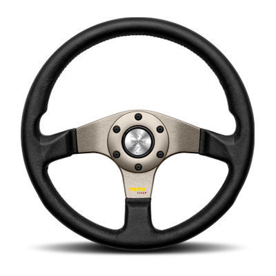 MOMO TUNER DARK GRAY 320MM STEERING WHEEL T-11