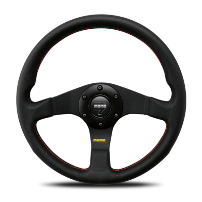MOMO TUNER BLACK 320MM STEERING WHEEL T-13