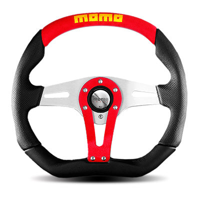MOMO TREK RED STEERING WHEEL T-2