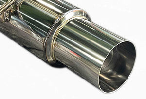 REINHARD E TYPE MUFFLER STAINLESS EXHAUST FOR NISSAN SKYLINE HR33 2DR RB25DE RB20DE RNE2780