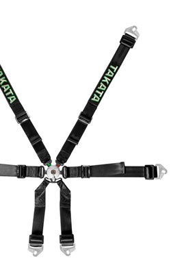 TAKATA RACE SERIES RACING HARNESS 6P SEAT BELT RACE 2x2 GREEN 94005-H2