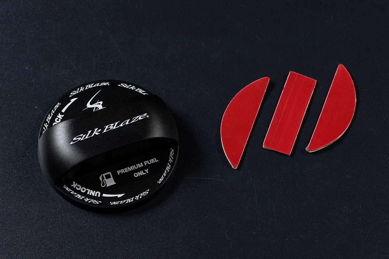 K'SPEC SILKBLAZE FUEL CAP COVER BLACK FOR SUZUKI SB-FCC-014