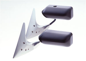 CRAFT SQUARE TOURING COMPETITION MIRROR TRIANGULAR CORNER MOUNT BLUE MIRROR FOR FERRARI F355 TCA-N1-F355-BLUE-LENS