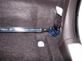 KAWAI WORKS FLOOR BAR FOR TOYOTA IQ KGJ10 TY1230-FBM-00 - Black Hawk Japan