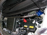 KAWAI WORKS FRONT STRUT BAR TYPESTD FOR DAIHATSU BOON M301 TY1180-FTS-00 - Black Hawk Japan