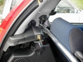 KAWAI WORKS REAR PILLAR BAR FOR FIAT PUNTO 188A1 ABARTH IM0600-PI0-00 - Black Hawk Japan