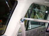 KAWAI WORKS REAR PILLAR BAR FOR MAZDA PREMACY CP8W MA0320-PI0-00 - Black Hawk Japan