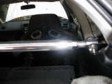 KAWAI WORKS REAR PILLAR BAR FOR HONDA CIVIC EK MIRACLE TYPE-R HN0040-PI0-00 - Black Hawk Japan