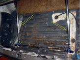 KAWAI WORKS REAR OPTIONAL BAR FOR NISSAN LAUREL C33 NS0530-OP0-00