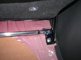 KAWAI WORKS REAR MONOCOQUE BAR FOR MITSUBISHI MIRAGE A05A MT0470-MOR-06 - Black Hawk Japan