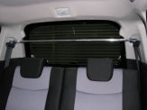 KAWAI WORKS REAR PILLAR BAR TYPE STRAIGHT FOR MITSUBISHI EK CUSTOM WAGON B11W NS0820-PIC-00 - Black Hawk Japan