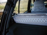 KAWAI WORKS REAR PILLAR BAR STRAIGHT TYPE FOR DAIHATSU MIRA MIRA AVY L700 DA0100-PIC-12 - Black Hawk Japan