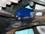 KAWAI WORKS FRONT LOWER ARM BAR FOR DAIHATSU MIRA MIRA AVY L250 260 DA0180-LOF-00 - Black Hawk Japan