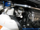 KAWAI WORKS FRONT STRUT BAR TYPESTD FOR DAIHATSU MOVE L175 DA0230-FTS-00 - Black Hawk Japan