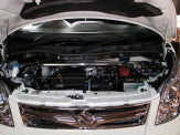 KAWAI WORKS FRONT STRUT BAR TYPESTD FOR NISSAN ROOX DAYZ ROOX ML21S SZ0610-FTS-00 - Black Hawk Japan
