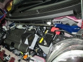 KAWAI WORKS FRONT STRUT BAR TYPESTD FOR DAIHATSU CAST LA250S DA0390-FTS-00 - Black Hawk Japan