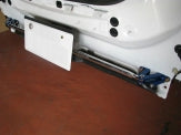 KAWAI WORKS REAR MONOCOQUE BAR FOR MAZDA DEMIO DE FS MA0420-MOR-05 - Black Hawk Japan