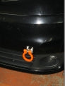 KAWAI WORKS FRONT TYPE FOLDABLE TOW HOOK FOR NISSAN NV200 M20 NS0870-RFF-88 - Black Hawk Japan