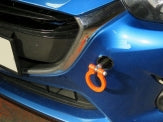 KAWAI WORKS FRONT TYPE FOLDABLE TOW HOOK FOR MAZDA DEMIO DJ5 3 S MA0480-RFF-88 - Black Hawk Japan